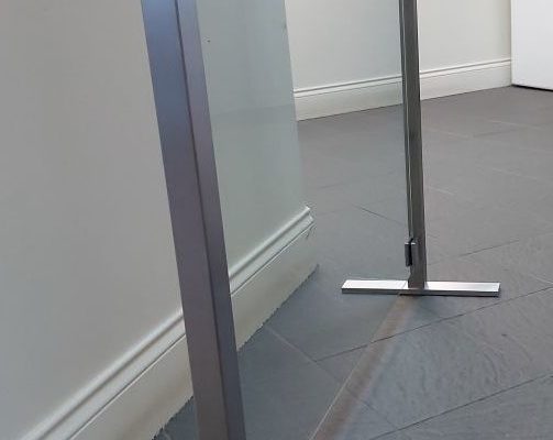 Freestanding Barrier with Stainless Posts 2